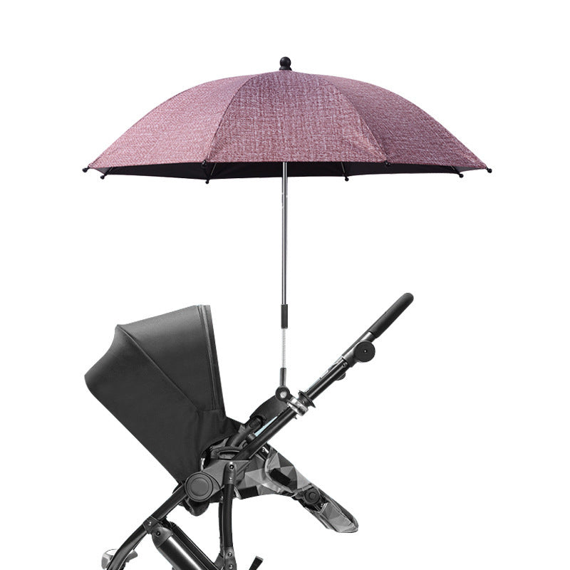 Baby Stroller Sunshade Black Glue UV-proof Stroller Parasol