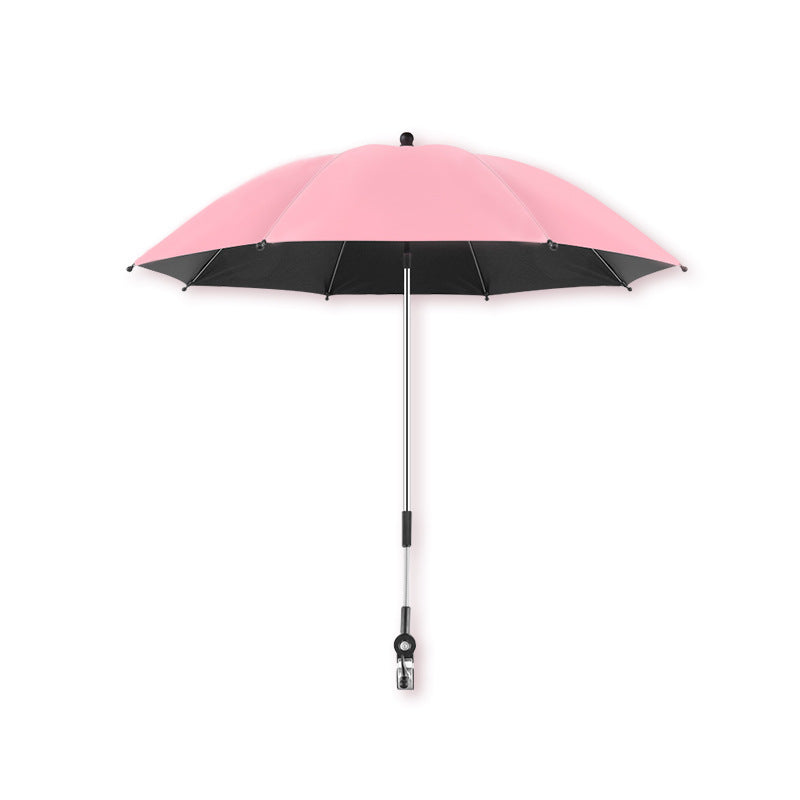 Baby Stroller Sunshade Black Glue UV-proof Stroller Parasol