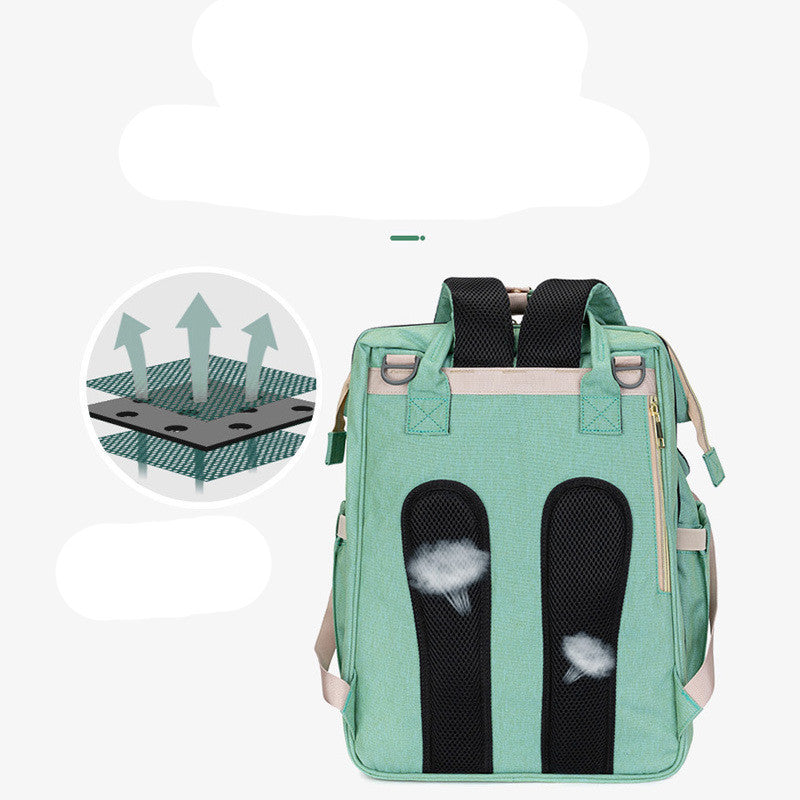 Stylish and Spacious: Your Essential Baby Travel Backpack!