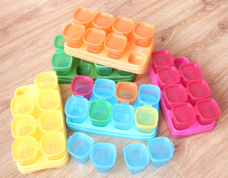 Baby Food Supplement Box, Baby Food Supplement Freezer Box Storage, Fresh-Keeping Box, Snacks
