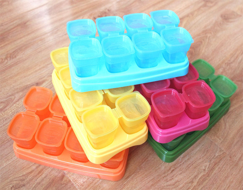 Baby Food Supplement Box, Baby Food Supplement Freezer Box Storage, Fresh-Keeping Box, Snacks