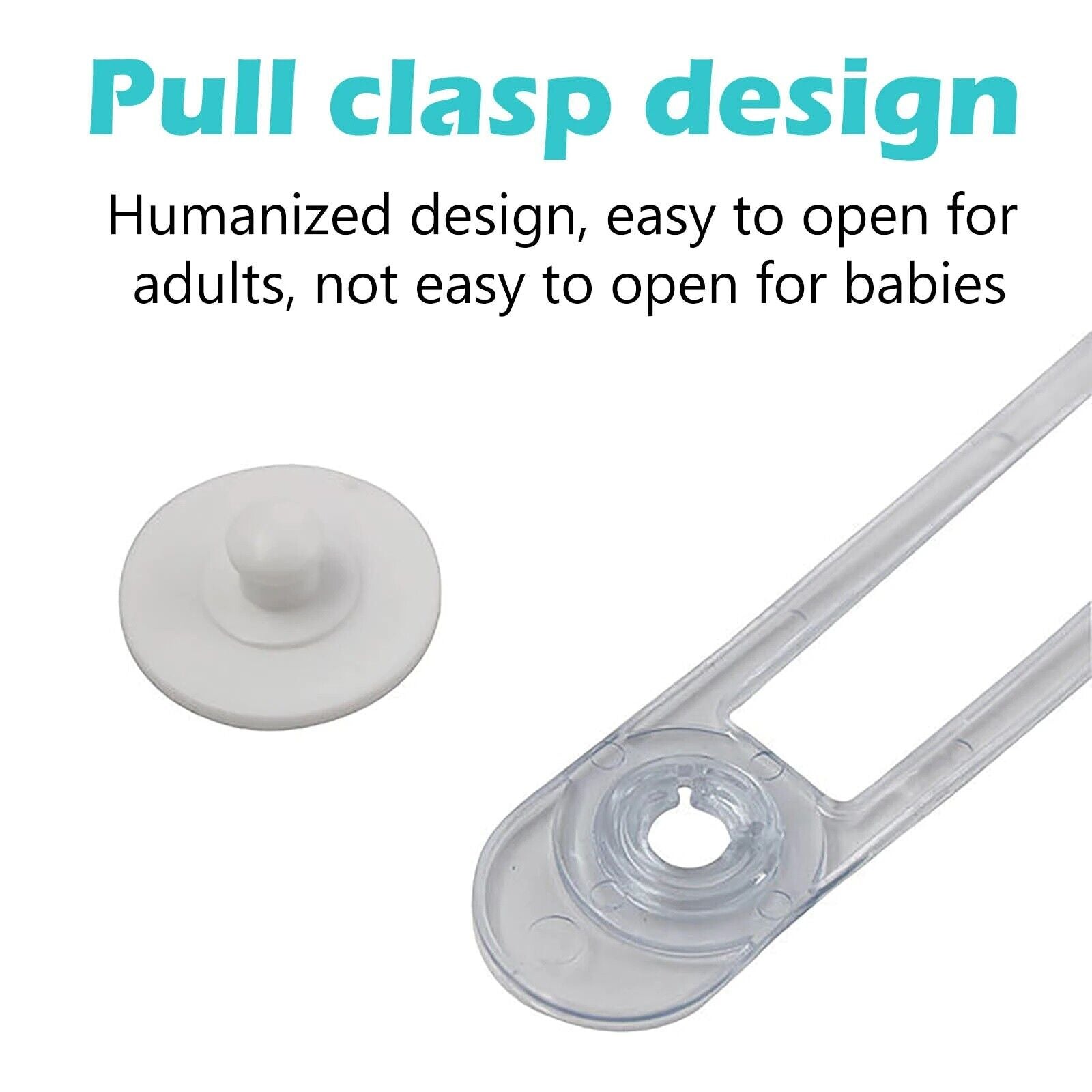 20X Child Baby Cupboard Cabinet Safety Lock Pet Proofing Door Drawer Fridge Kids