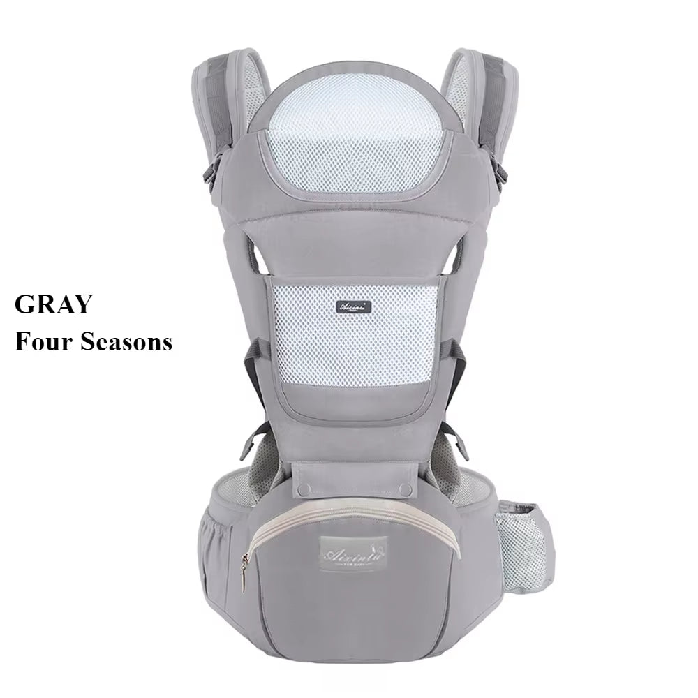 New Adjustable Ergonomic Baby Carrier Four Seasons Universal Baby Carrying Bag Waist Stool Strap Portable & Multifunctional