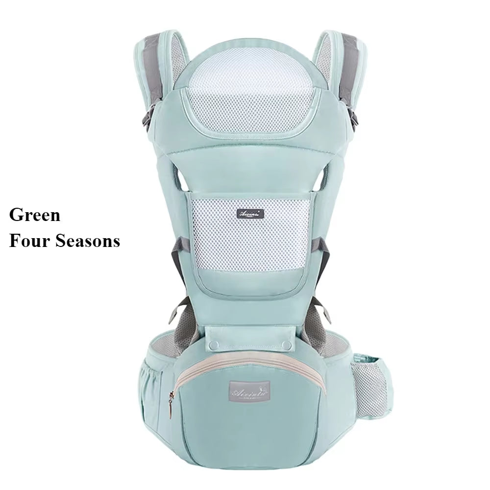 New Adjustable Ergonomic Baby Carrier Four Seasons Universal Baby Carrying Bag Waist Stool Strap Portable & Multifunctional