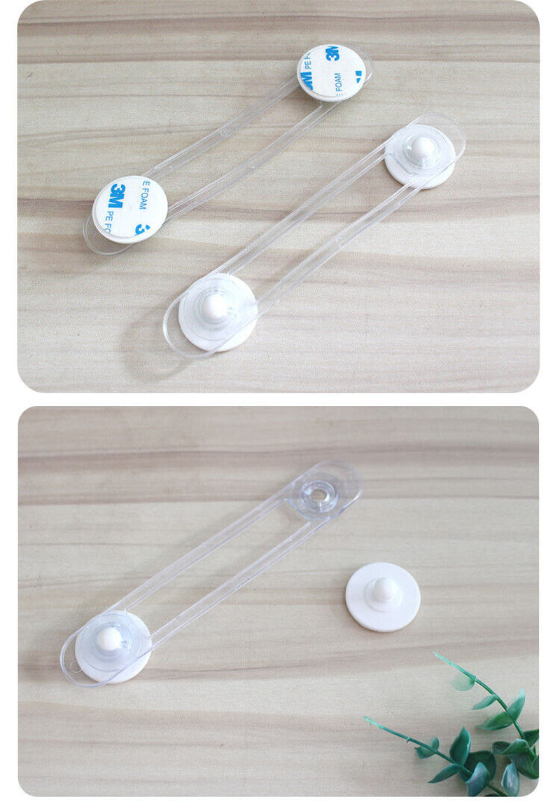 20X Child Baby Cupboard Cabinet Safety Lock Pet Proofing Door Drawer Fridge Kids