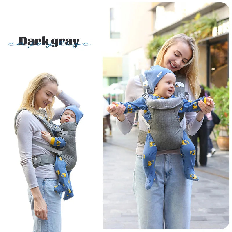 Baby Carrier Sling Versatile for All Seasons Multifunctional Shoulder Baby Carrier Four Carrying Methods Front and Back