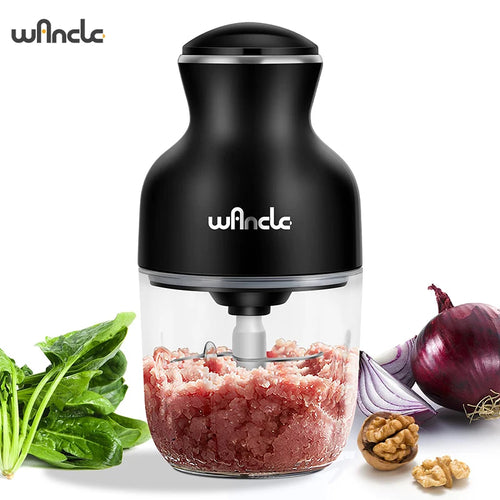 0.6L Household Meat Grinder Food Processor Stainless Steel Blade 350W High Power Vegetable Fruit Chopper Kitchen Grinder