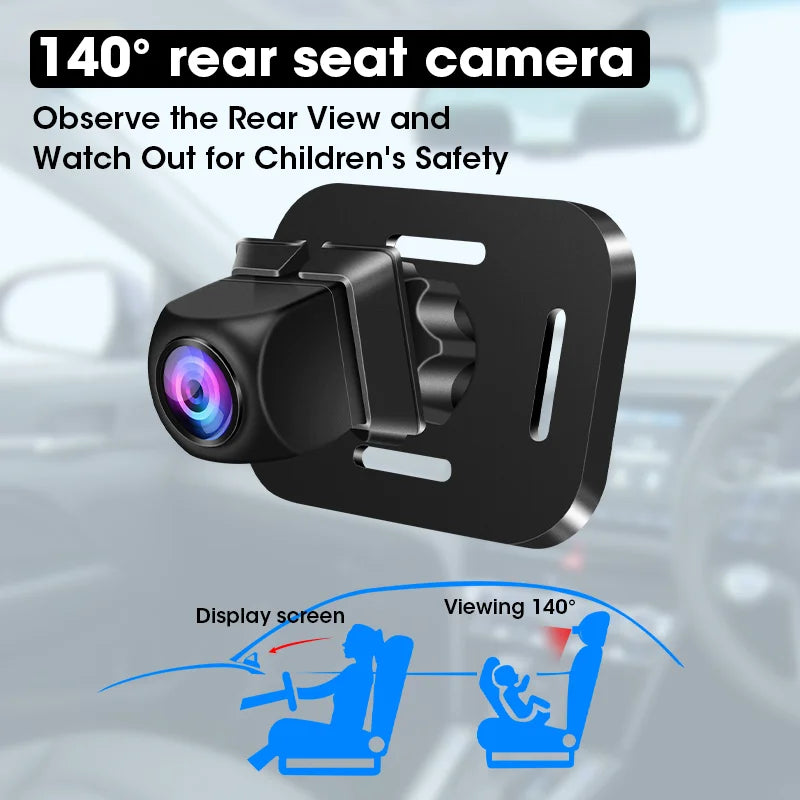 HD 1080P Car Baby Back Seat Camera Child In-Car Monitor Camera for Car Radio Dash Cam Rearview Mirror Dashboard Display Screen