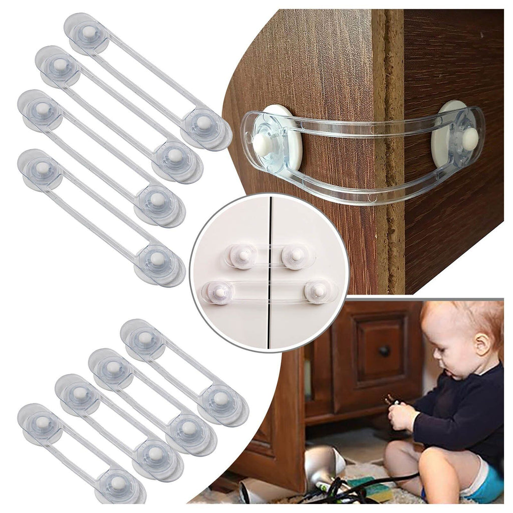 20X Child Baby Cupboard Cabinet Safety Lock Pet Proofing Door Drawer Fridge Kids