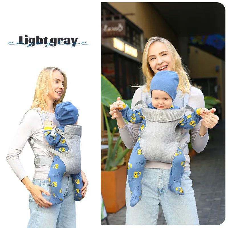 Baby Carrier Sling Versatile for All Seasons Multifunctional Shoulder Baby Carrier Four Carrying Methods Front and Back