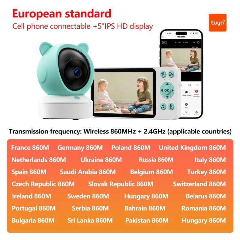 Baby Monitor – 2K HD WiFi Camera with Mobile App Control