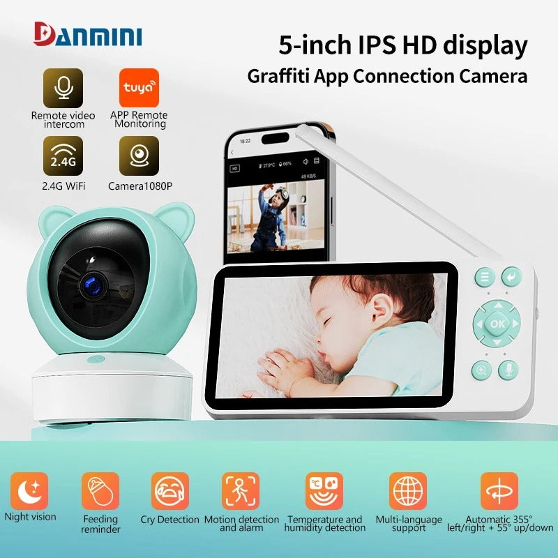 Baby Monitor – 2K HD WiFi Camera with Mobile App Control