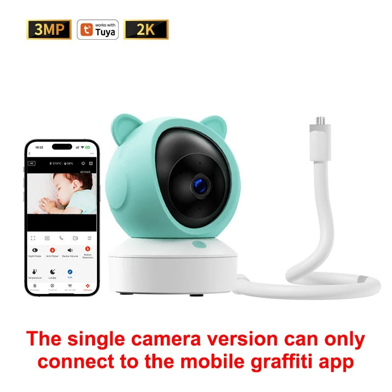 Baby Monitor – 2K HD WiFi Camera with Mobile App Control
